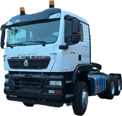 Blue Shacman tractor head