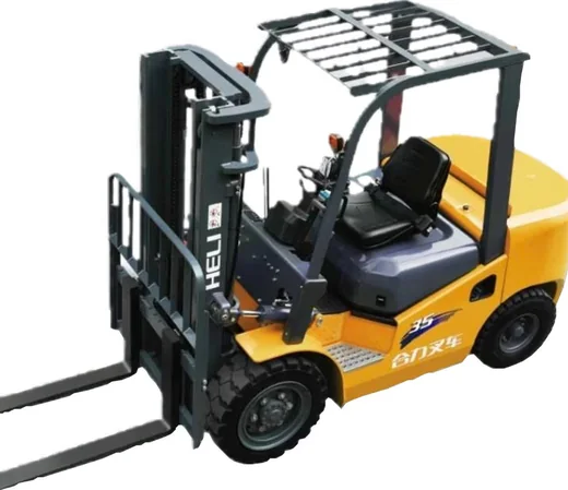 Yellow HELI 3.5 tonne forklift